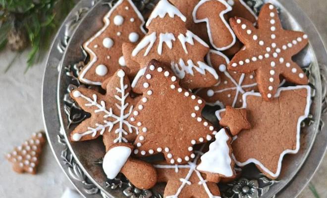 Как сделать имбирное печенье новогоднее с айсингом рецепт