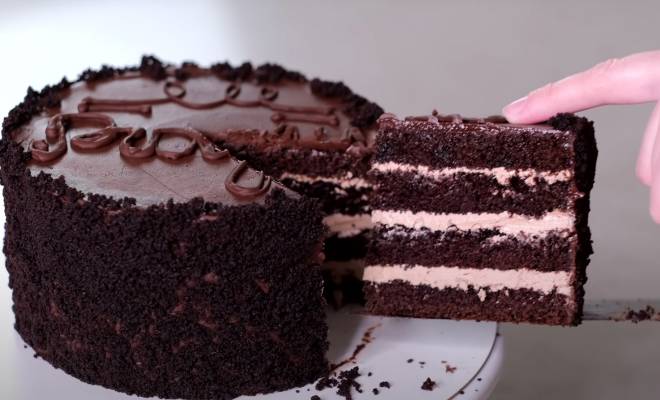 Видео Шоколадный торт Прага в домашних условиях рецепт