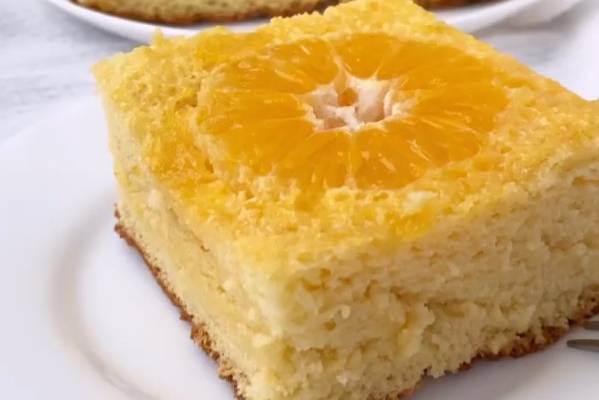 Мандариновый пирог из свежих мандаринов в духовке рецепт