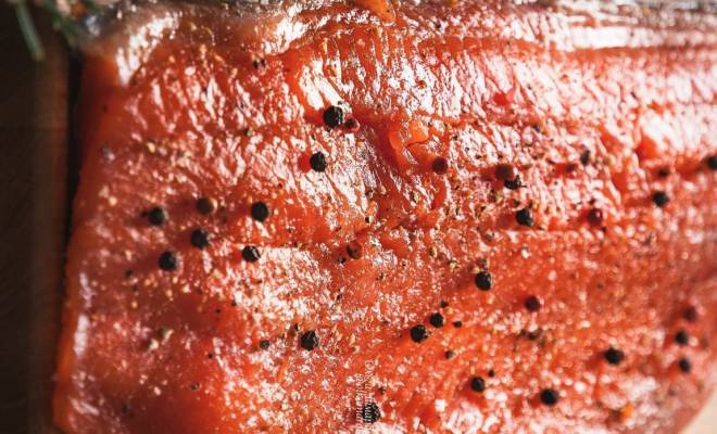 Гравлакс из красной рыбы семги рецепт