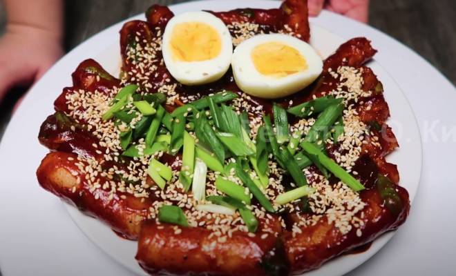 Палочки Токпокки острые по корейски рецепт