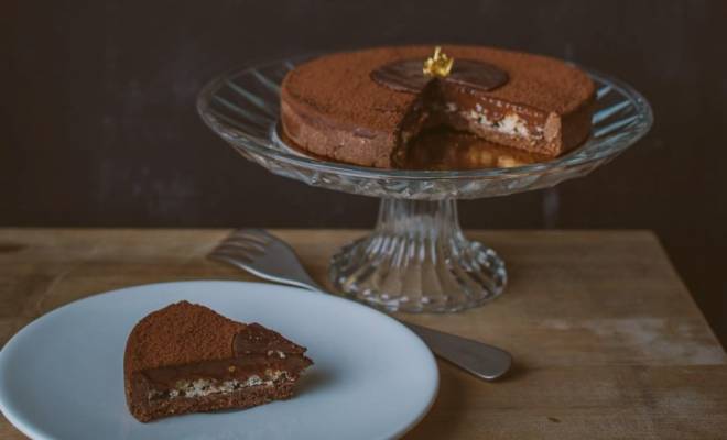 Шоколадный песочный тарт пирог рецепт