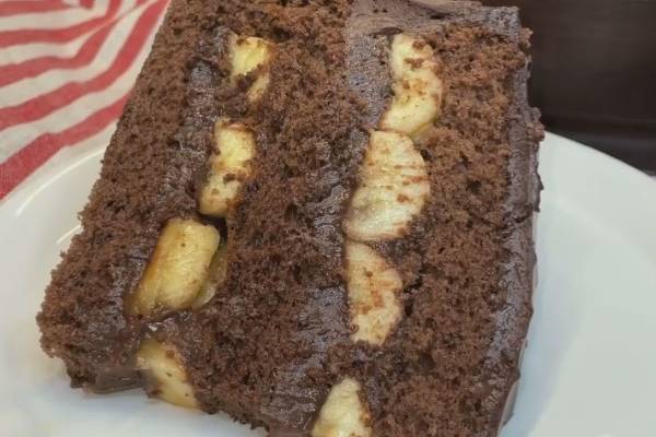 Шоколадно банановый торт рецепт
