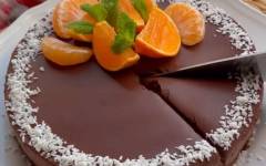 Шоколадный чизкейк без выпечки