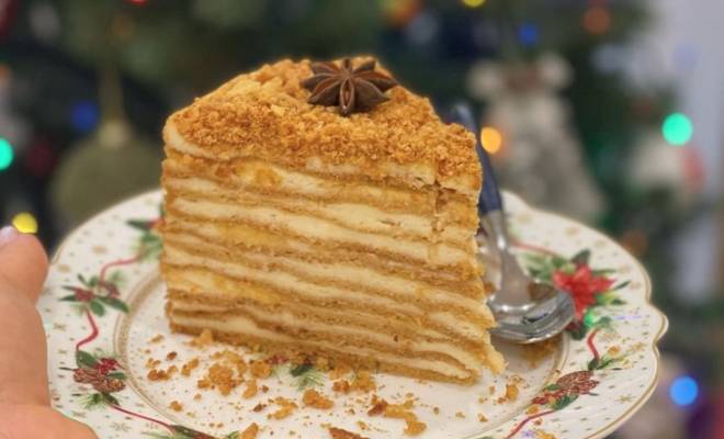 Торт Медовик классический со сметанным кремом рецепт