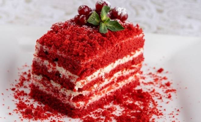 Торт «Красный бархат» с кремом чиз — рецепт с фото пошагово