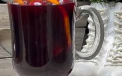 Классический глинтвейн из красного сухого вина