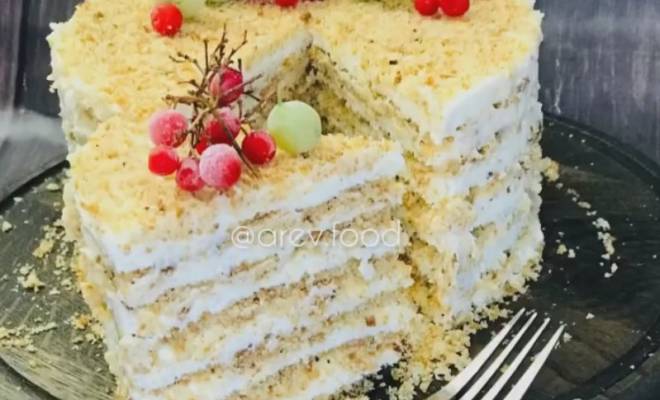 Торт Пломбир домашний рецепт