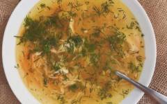 Куриный суп с вермишелью и картошкой домашний