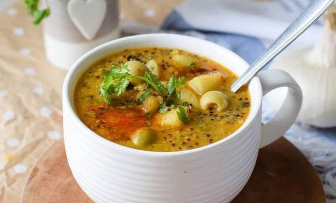 Веганский суп уха с фасолью рецепт