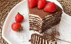 Шоколадный торт медовик или торт Спартак