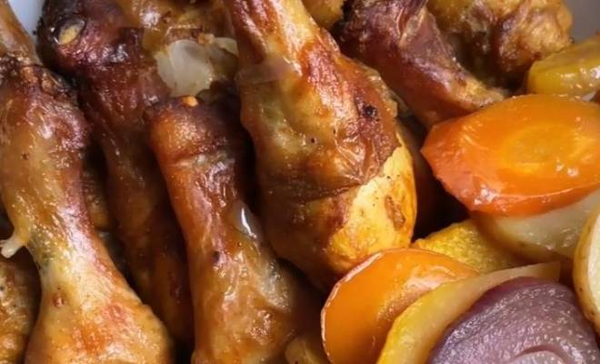 Сочные куриные голяшки в духовке рецепт