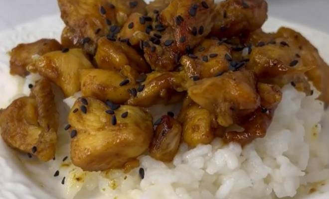 Курица с медом и соевым соусом по азиатски с овощами рецепт