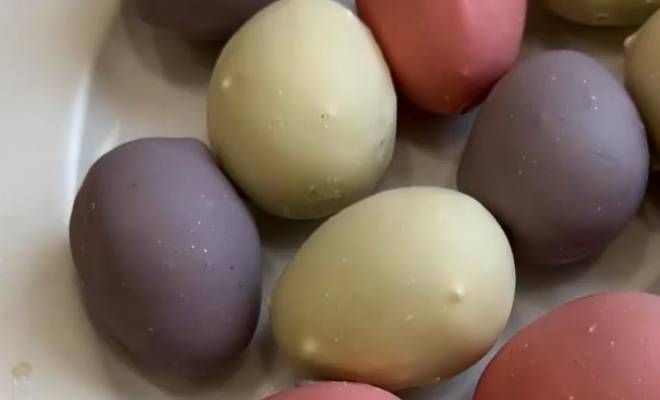 Сладкие яйца для декора куличей на пасху рецепт