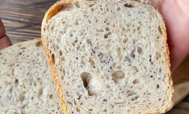 Тостовый хлеб с маком на левито мадре рецепт