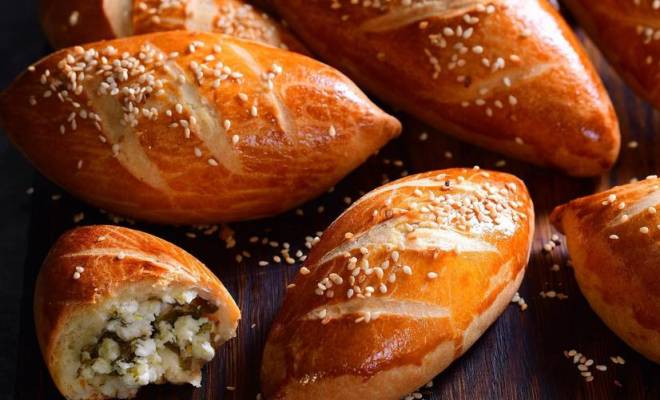 Турецкие пирожки Погача с творожной начинкой рецепт
