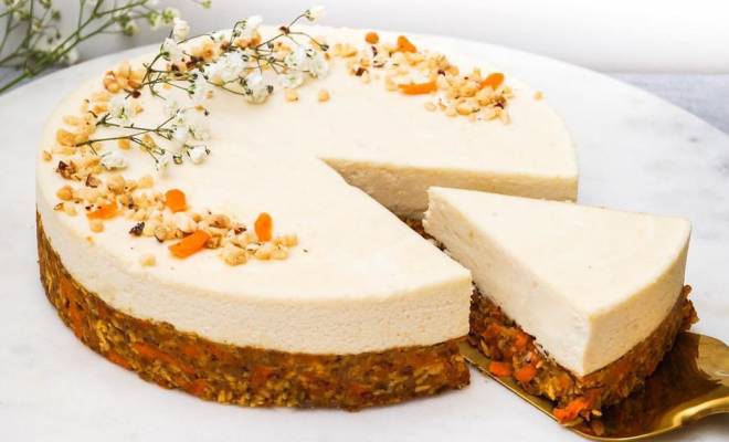 Сыроедческий морковный торт без выпечки с кешью кремом рецепт