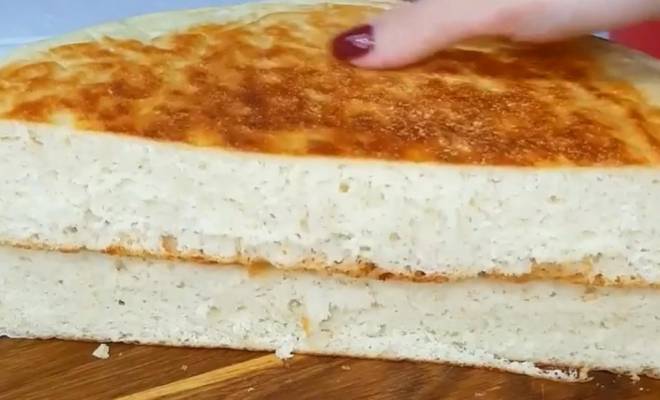 Белый хлеб лепешка на сковороде быстро без духовки рецепт