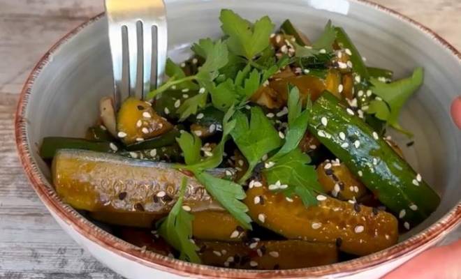 Огурцы в соевом соусе по корейски рецепт