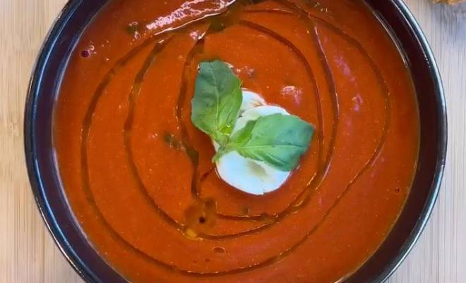 Итальянский томатный суп на сливках рецепт