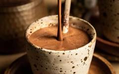 Сливочное тахини какао из растительного молока