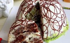 Ананасовый торт Панчо со сметанным кремом