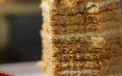 Вкусный нежный торт медовик с кремом из сметаны и сгущенки