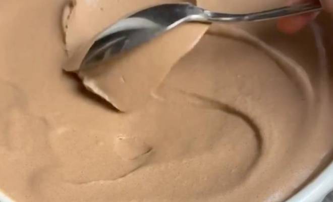 Шоколадное мороженое с кокосовыми сливками рецепт