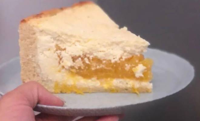 Творожный Пирог с цитрусовой начинкой рецепт