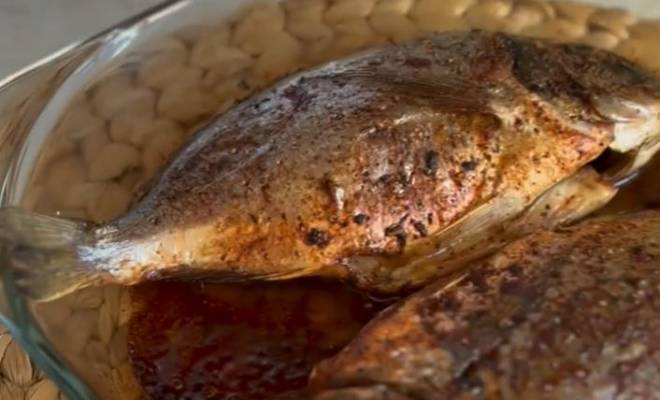 Как запечь рыбу в духовке целиком без фольги рецепт