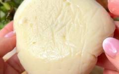 Веганский сыр моцарелла из миндального молока