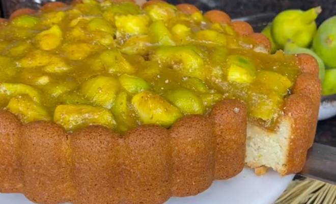 Миндальный пирог тарт с инжиром рецепт