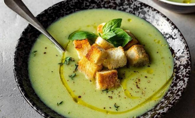 Крем-суп из кабачка и брокколи рецепт