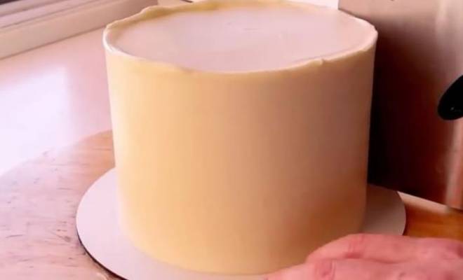 Белый шоколадный ганаш для покрытия торта рецепт