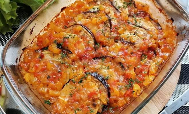 Запеченные овощи в томатном соусе в духовке рецепт
