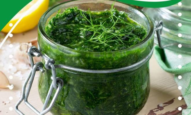 Соус из черемши, укропа, петрушки и лука зеленого рецепт