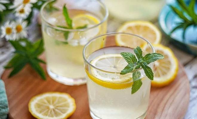 Домашний лимонад из лимонов, мяты и сахара рецепт