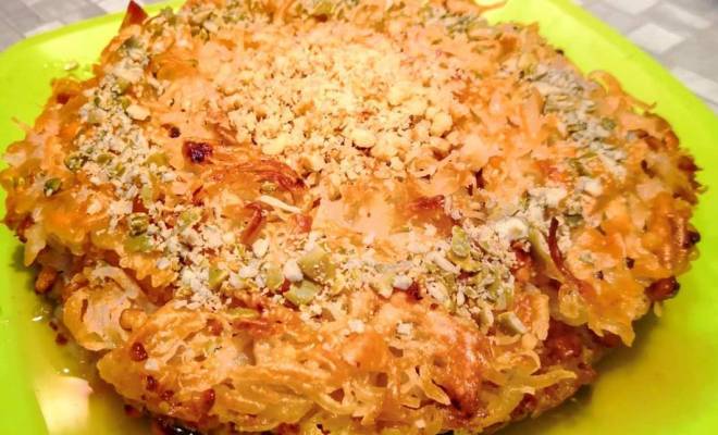 Кадаиф турецкое блюдо десерт из теста рецепт