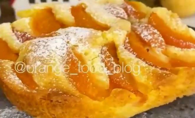 Абрикосовый пирог с цедрой лимона потрясающе вкусный рецепт