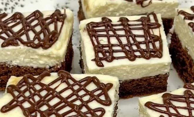 Творожно шоколадные пирожные рецепт