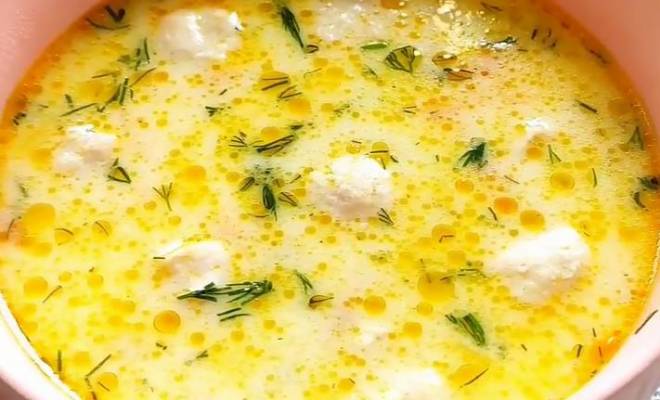 Сливочно сырный суп с картошкой и фрикадельками куриными рецепт