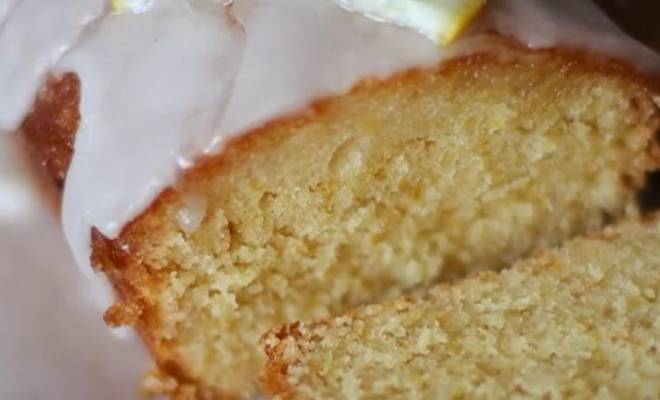 Лимонного кекс с глазурью классический в духовке рецепт
