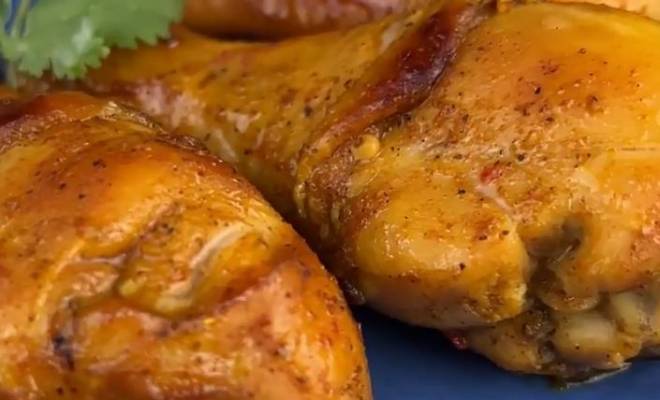 Как запечь куриные ножки голени в соусе в духовке на противне рецепт