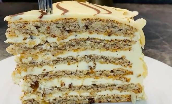 Домашний торт Эстерхази с заварным кремом классический рецепт
