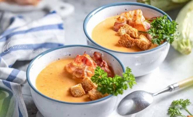 Кабачковый суп пюре классически со сливками рецепт