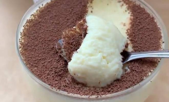 Мусс десерт из йогурта, молока и желатина рецепт