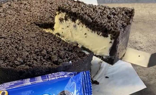 Торт Сметанник без выпечки нежный легкий с печеньем орео рецепт