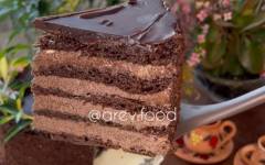 Торт медовик шоколадный домашний