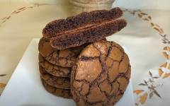Шоколадное печенье Брауни из темного шоколада