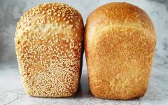 Бутербродный хлеб белый на опаре и заварке